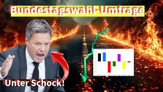 Umfrage Grüne KATASTROPHAL Habeck RASTEST AUS [upl. by Airet823]