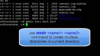 HowToCreate directories in UNIX [upl. by Eltsirc]