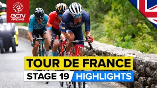 Attack Or Be Attacked  Tour De France 2022 Stage 19 Highlights [upl. by Cleon]