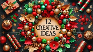 12 IDEAS🎄DIY Christmas Crafts Ideas🎄Christmas Tree Ornaments🎄Christmas decoration ideas for home [upl. by Keldon58]