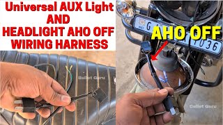 Headlight OFF amp AUXFog Light Wiring Harness All Motorcycles  AHO OFFRs399 [upl. by Sul]