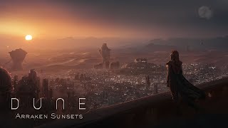 DUNE Arrakeen Sunsets  A Breathtaking Journey of Epic Ambient Music  Peace amp Focus [upl. by Jilly]