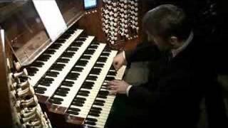 Olivier Latry at the organ at the Cathedral of Notre Dame [upl. by Neelcaj906]