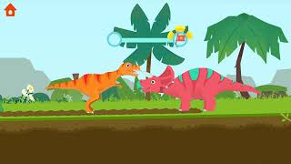 Dinosaur Exploration game for kids 🦖 dinosaur Island kids learningkidsgame [upl. by Bullis]