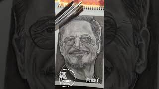 Robert Downey Jr pencil sketch ironman marvel avengers tonystark spiderman cr7 [upl. by Isus781]