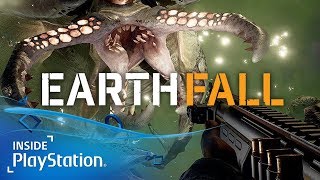 Earthfall angezockt Was taugt der Online Coop Shooter  PS4 Pro Gameplay deutsch [upl. by Ahsikan333]