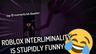 HORROR GAMES ARE SURPRISINGLY FUNNY  Roblox Interliminality [upl. by Evangelia437]