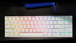 LTC Nimbleback Typing Test  KS3 Gateron Pro Milky Yellow Switches  Modded [upl. by Doownyl258]