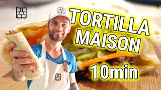 RECETTE TORTILLA facile à la maison en 10 minutes [upl. by Adrian109]