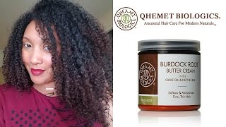 Qhemet Biologics Burdock Root Butter Cream  Ashkins Curls [upl. by Moyer]