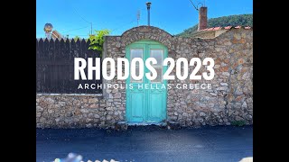 Rhodos 2023 in 4 Minuten 48 Sekunden  Sommerurlaub JuniJuli 2023 4K [upl. by Llertnod]