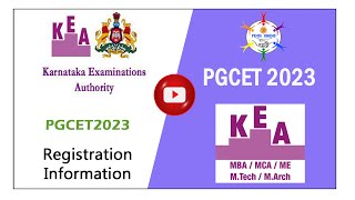 PGCET 2023 Registration Information  MBAMCAMTECH  ONLINE APPLICATION [upl. by Oicor]