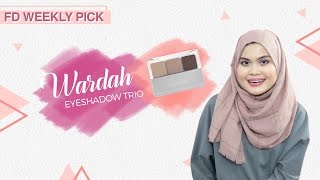 Wardah Eyeshadow Series G  FD Weekly Pick [upl. by Loydie]