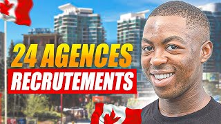 🇨🇦 24 Agences De Recrutements au CANADA Dont Personne Ne Parle Pour 2024 [upl. by Pardo]