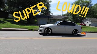 Riding In A BMW 328i Straight Pipe REALLY LOUD🤯 [upl. by Imekawulo]