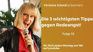 Die 3 wichtigsten Tipps gegen RedeangstI [upl. by Weyermann]