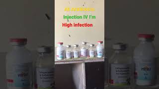 All antibiotics injection use PIPZO injection monoceff injection ceftrixone and salbactum injection [upl. by Elinad531]