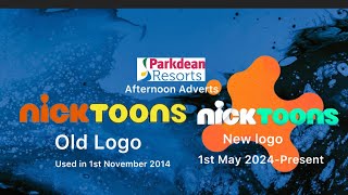 Nicktoons UK and Ireland Parkdean Resorts Afternoon Advert Bumpers 2024Present [upl. by Nolra]