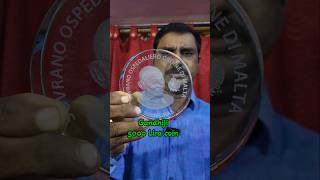 MKGandhi 5000 lira rare coin gandhicoin mkgandhicoins rarecoins [upl. by Blanka]