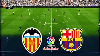 VALENCIA vs FC BARCELONA  LA LIGA 202425 [upl. by Newol161]