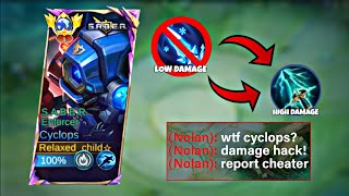 CYCLOPS NEW HIGH DAMAGE BUILD AND EMBLEM 2024 [upl. by Sdlonyer]