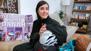 Danah Al Ali becomes first Emirati woman to climb Everest and Lhotse in one day [upl. by Artekal]