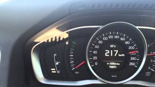 Volvo S60 D2 Top speed [upl. by Emmit]