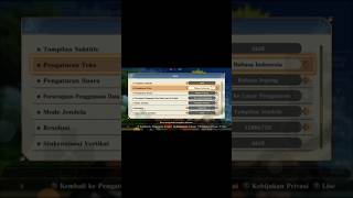 Cara ganti bahasa di game Naruto Storm Connections versi Cloud 3839 naruto narutostormconnections [upl. by Power]