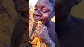 Lunchtime Hadzabe Tribe Tanzania Unique Cultures Traditions Indigenous People [upl. by Ennaecarg]