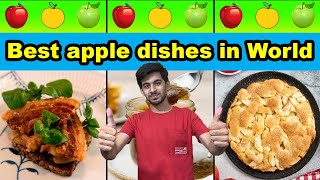 Best apple dishes that use apple as a primary ingredient  Food that is made of apples [upl. by Analart966]