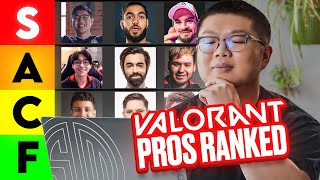 Wardell Ranks the Best VALORANT PROS Tier List [upl. by Anuhsal993]