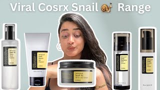 Honest Review of Entire Snail Range from Cosrx  Worth Your Money [upl. by Brigida409]