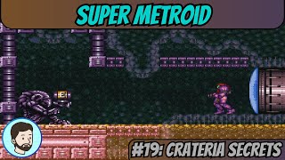 Super Metroid Super Nintendo  Part 19 Crateria Secrets [upl. by Ytiak]