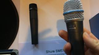 Shure Beta 57a vs SM57 review by JD Bass  Part 1 of 2 [upl. by Sioux]