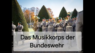 Das Musikkorps der Bundeswehr  Regimentsgruß Marsch undPreußens Gloria  Ausmarsch Schloss Bellevue [upl. by Deb]