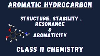 Structure Of Benzene Resonance Of BenzeneAromaticity Of BenzeneAromatic Hydrocarbons11thChemistry [upl. by Piwowar933]