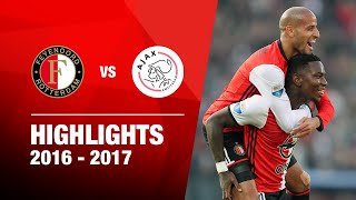 Highlights  Feyenoord  Ajax  Eredivisie 20162017 [upl. by Sherwin]