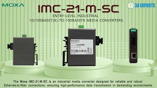 Robust and Efficient Moxa IMC21MSC for Industrial Applications [upl. by Releyks]