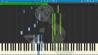 Pokemon  Meloettas Song Synthesia Piano Arrangement [upl. by Thesda]