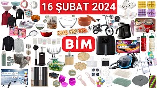 RESMİ KATALOGDAN ✅ BİM 16 ŞUBAT 2024  MUTFAK ÇEYİZ EŞYALARI  BİM İNDİRİM Bim Aktüel Kampanyaları [upl. by Anertac]