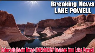 BREAKING Colorado River Basin Reservoirs Begin Emergency Releases To Prop Up A Troubled Lake Powell [upl. by Xymenes219]