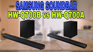 SAMSUNG HWQ700B vs HWQ700A  Full Comparison amp Review  Specifications  New 2022 [upl. by Rema]