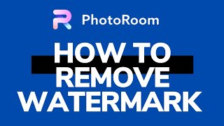 HOW to remove watermarks on photoroom without the pro version on Android phones [upl. by Hgieliak]