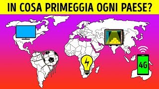 In che Cosa Sono Migliori Alcuni Paesi del Mondo [upl. by Yrag]