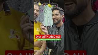 ABID ALI PAKISTANI VIRAL BOY QnA VIDEOMISSION PEACE sohaibchaudhary REAL TV latest india [upl. by Yadsendew]