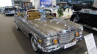 1971 MercedesBenz 280 SE 35 Cabriolet  Exterior and Interior  Retro Classics Stuttgart 2017 [upl. by Alaet]