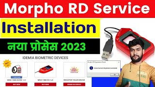 Morpho RD Service Software Full Installation Process  How to Install Morpho Device in Computer [upl. by Hamlani]