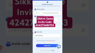 Sikkim game ka invite code  Sikkim 777 invitation code  Sikkim game 777 invitation code [upl. by Valoniah]