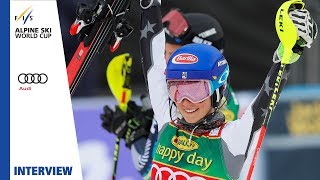 Mikaela Shiffrin  quotIts always a big fightquot  Maribor  Ladies Slalom  FIS Alpine [upl. by Netloc]