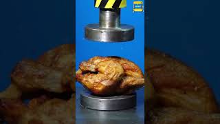 Hydraulic Press 150 ton VS Fried Chicken [upl. by Tallbot]